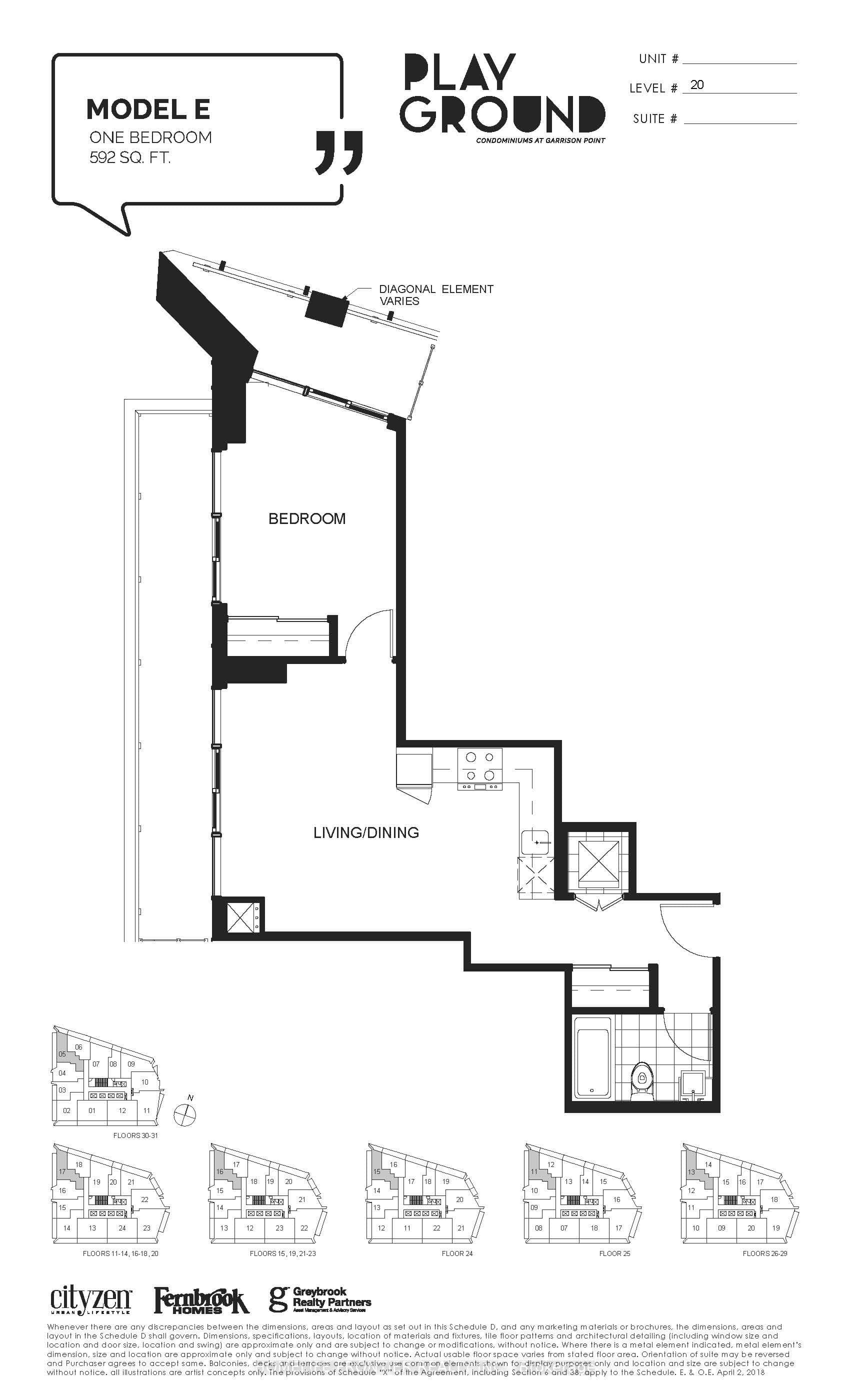 50 Ordnance Street 2005, Toronto, ON M6K 1A2