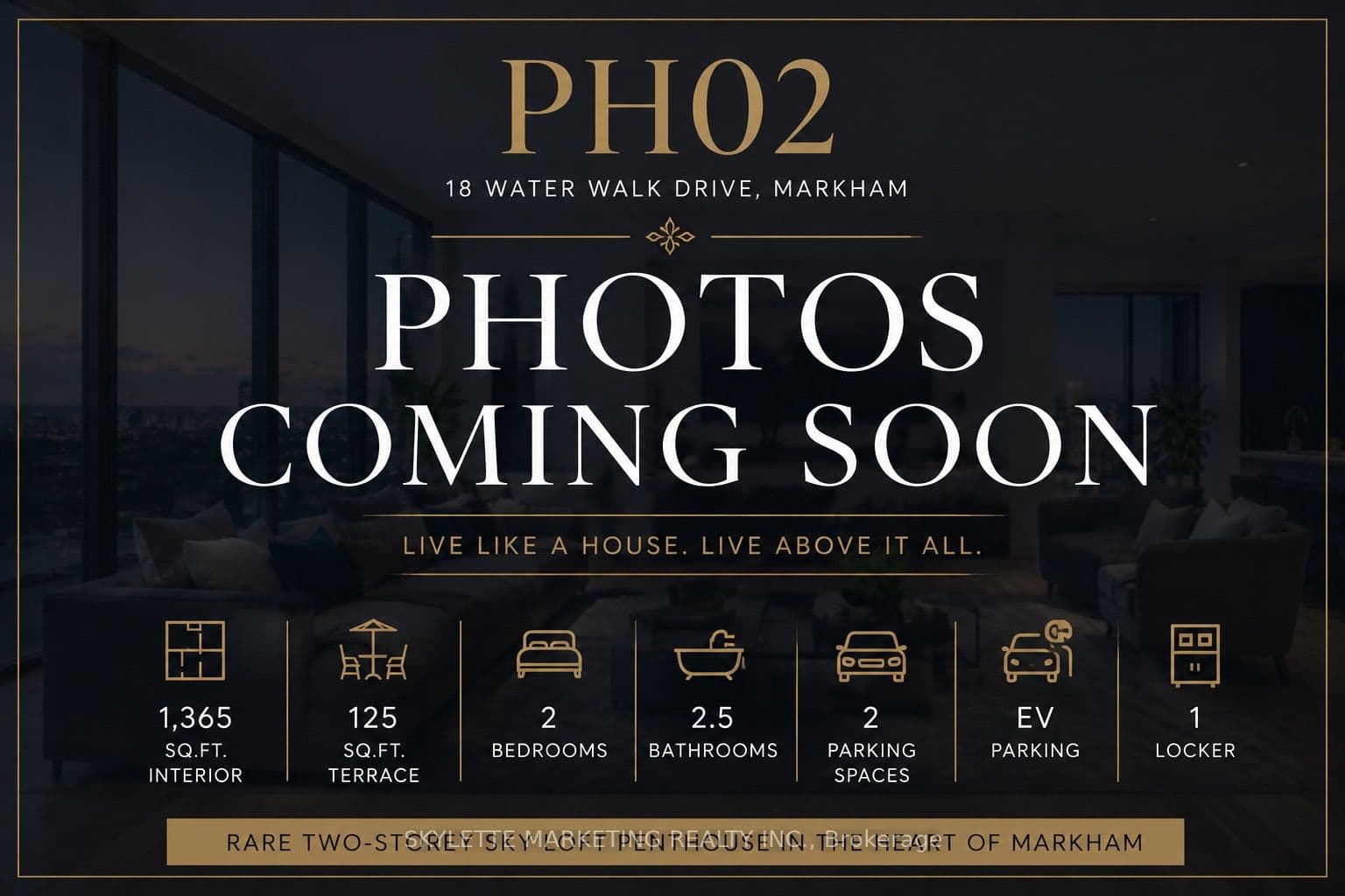 18 WATER WALK Drive PH02, Markham, ON L3R 6L5
