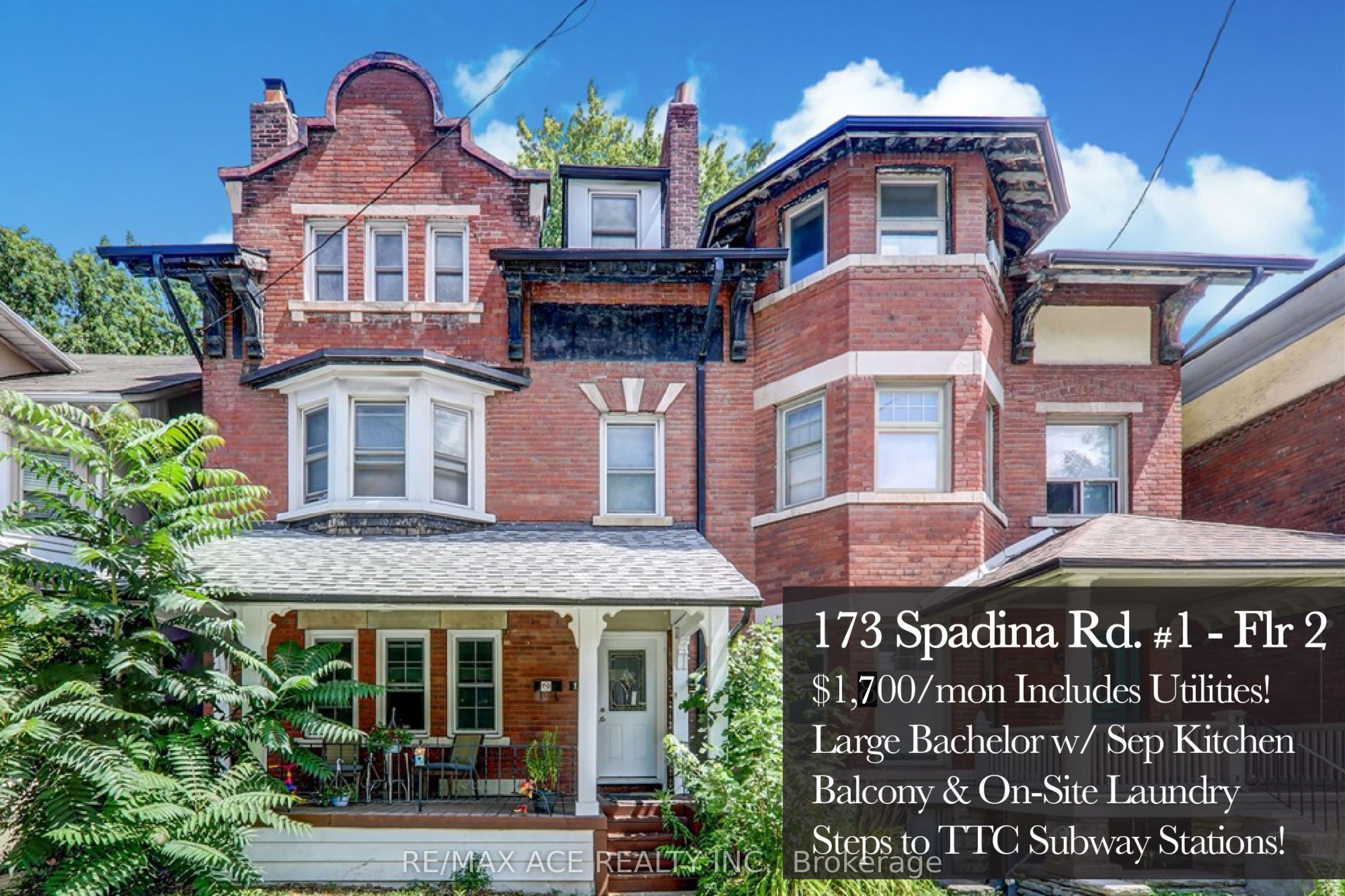 173 Spadina Road 1 - Flr2, Toronto, ON M5R 2T9
