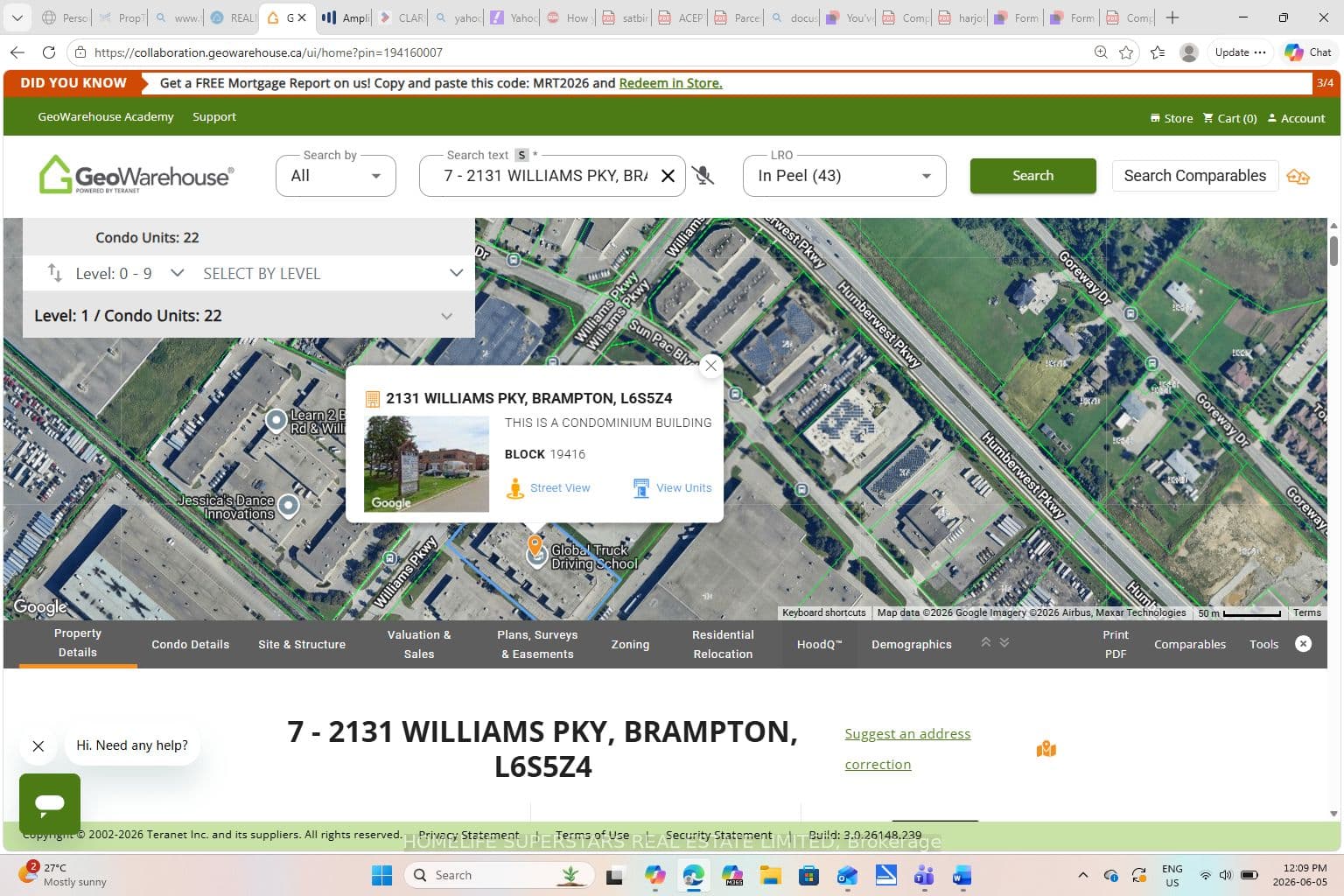 2131( unit 7) WILLIAMS PKY Parkway, Brampton, ON L6S 5Z4