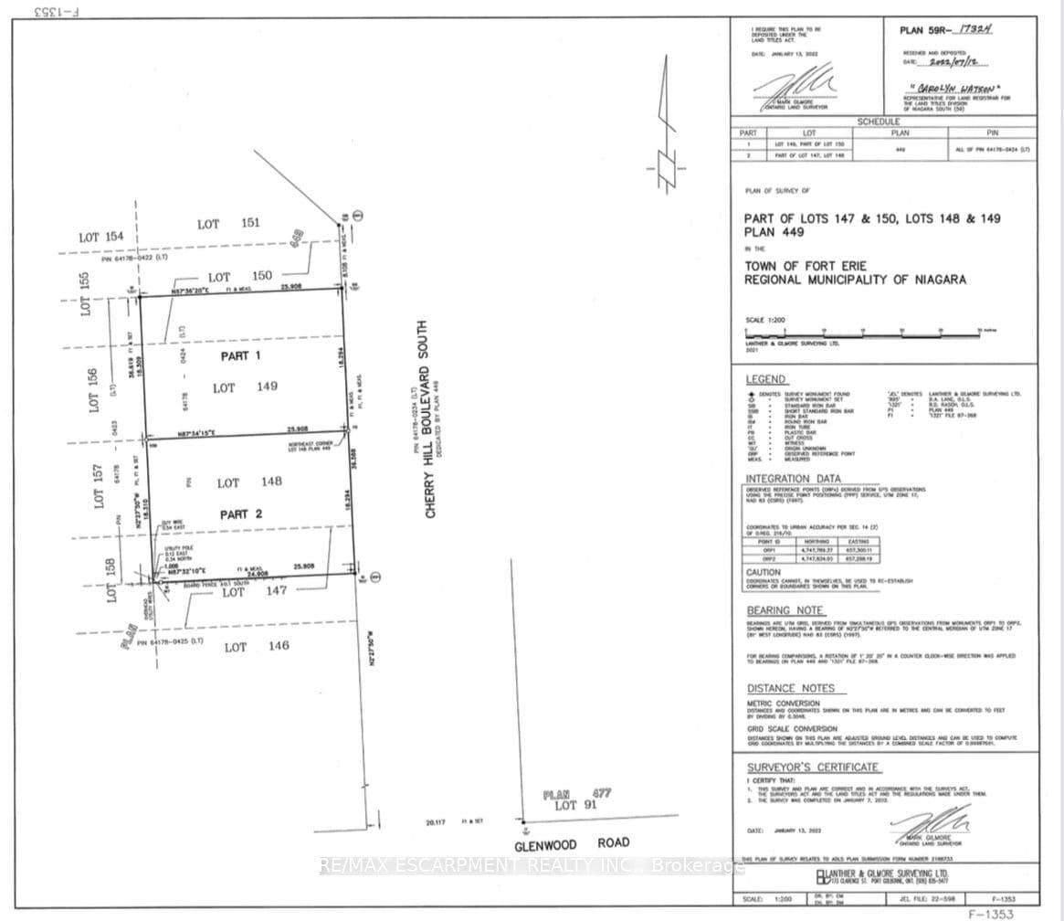313 CHERRYHILL Boulevard S Lot 1, Fort Erie, ON L0S 1B0